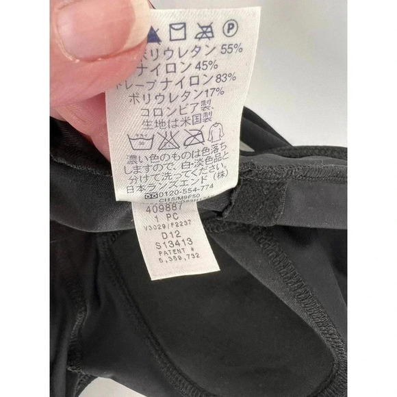 LAND'S END Womens Black Tummy Control GRECIAN STYLE CLASSIC SWIM TANK Size 14P - Picture 6 of 6